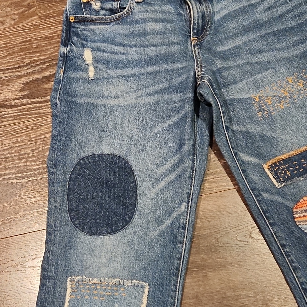 ❤️ LUCKY BRAND × YELLOWSTONE EASY RIDER BOOTCUT PATCHWORK JEANS, 8 (29) - Picture 8 of 16